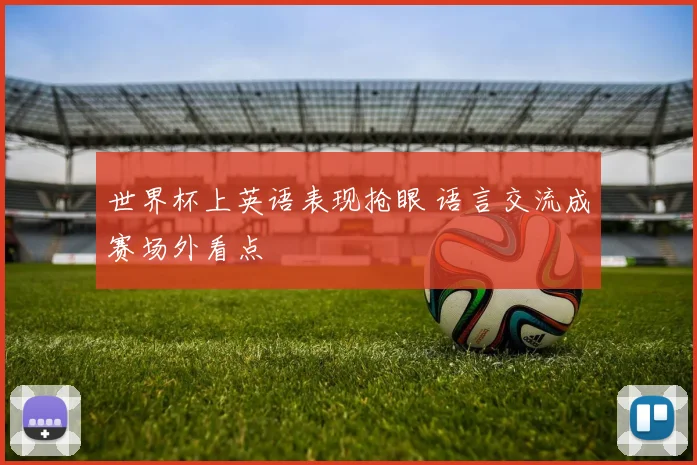 世界杯上英语表现抢眼 语言交流成赛场外看点