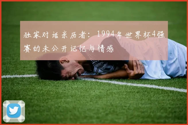 独家对话亲历者：1994年世界杯4强赛的未公开记忆与情感